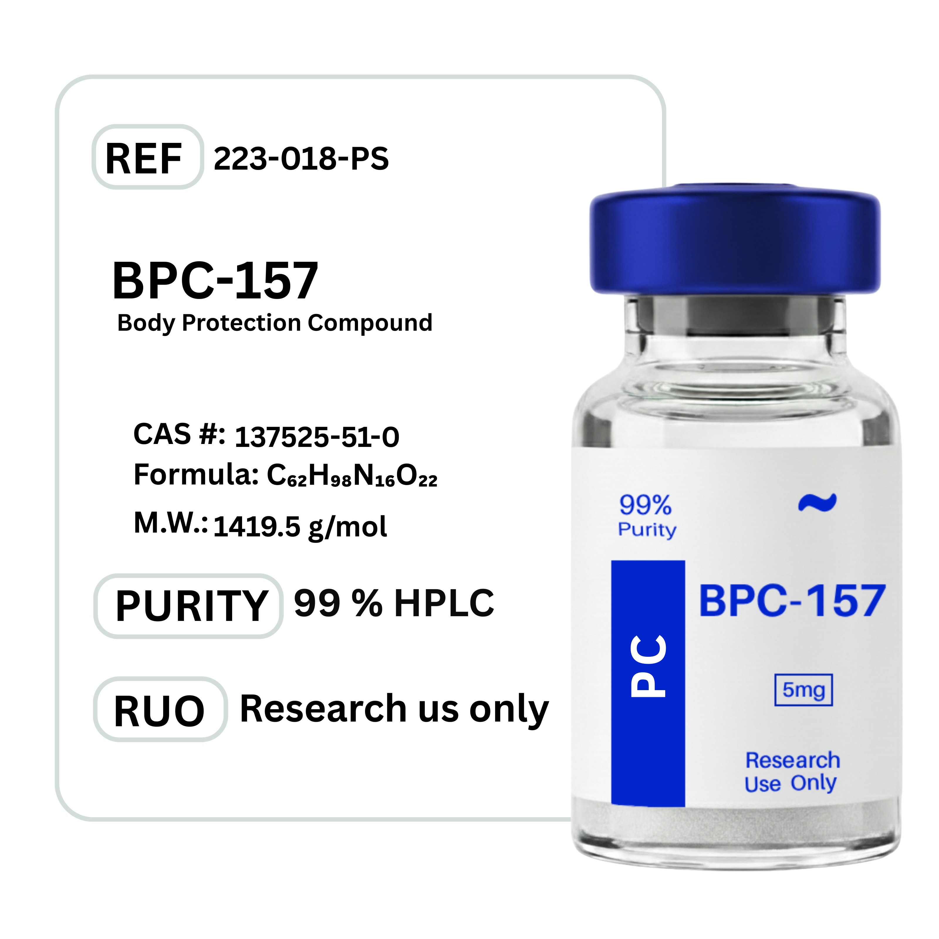 BPC-157 - Research Grade Peptide